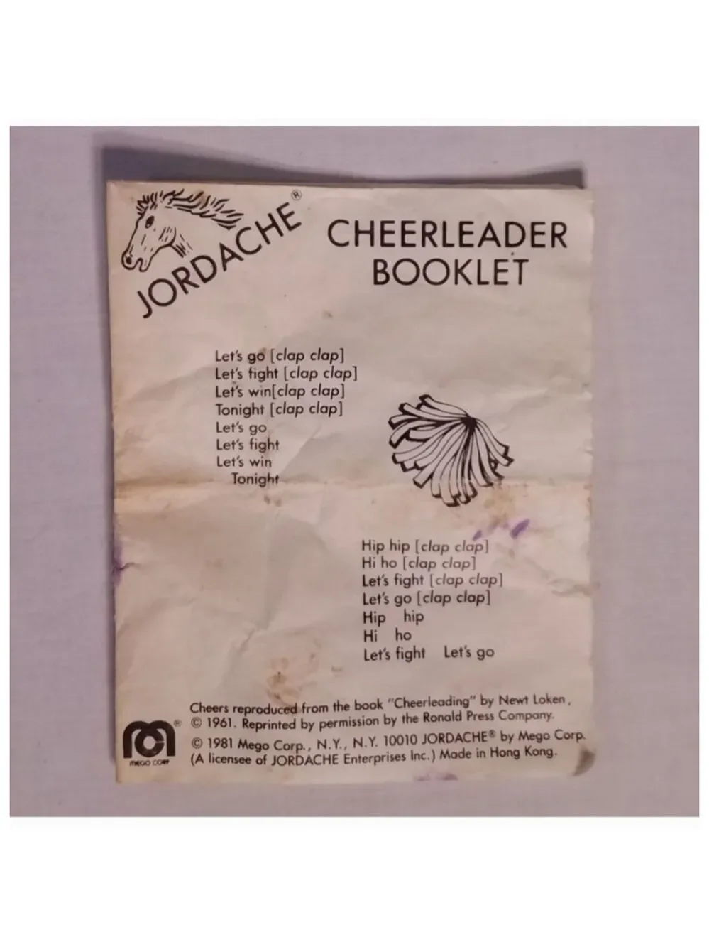 Jordache Cheerleader Barbie with Accessories